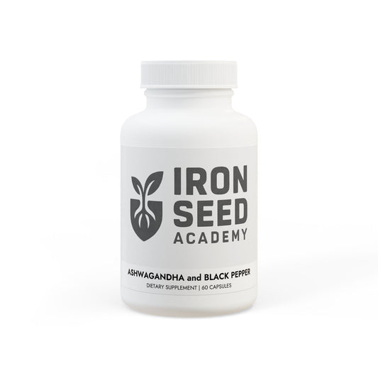 Ashwagandha and Black Pepper Supplement (60 capsules)