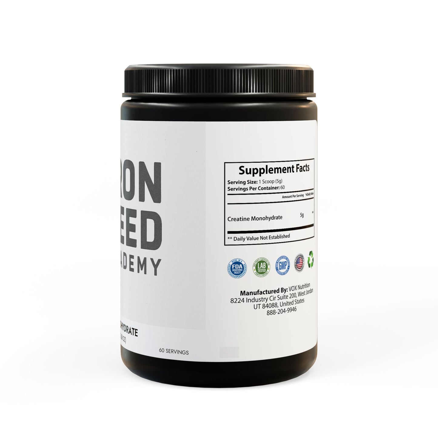 Creatine Monohydrate Supplement (300g, 10.58oz)