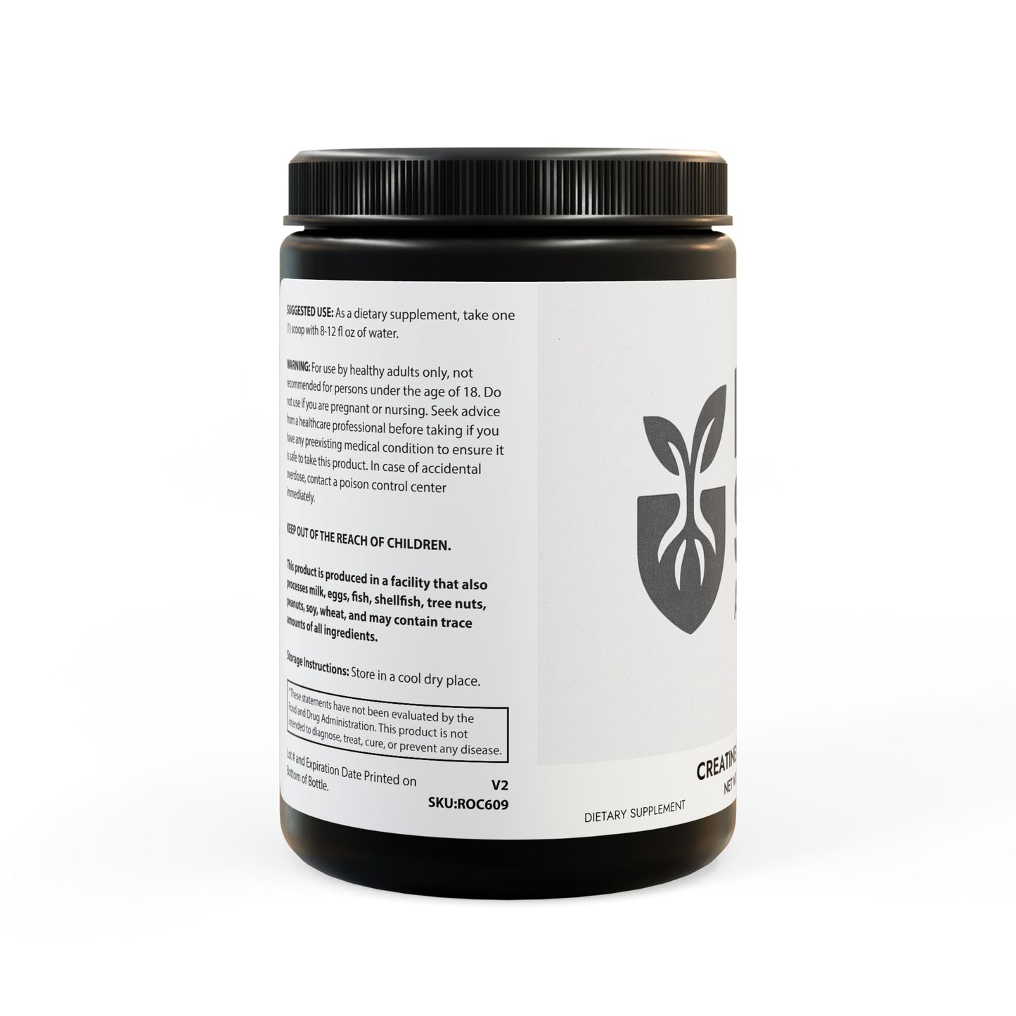 Creatine Monohydrate Supplement (300g, 10.58oz)