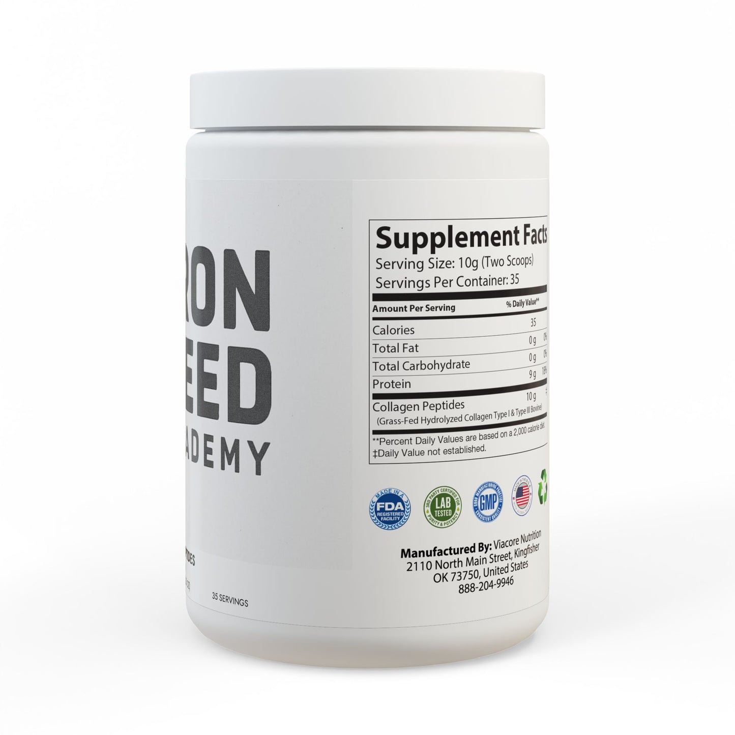Collagen Peptides Type I & III Supplement (350g, 12.3oz)