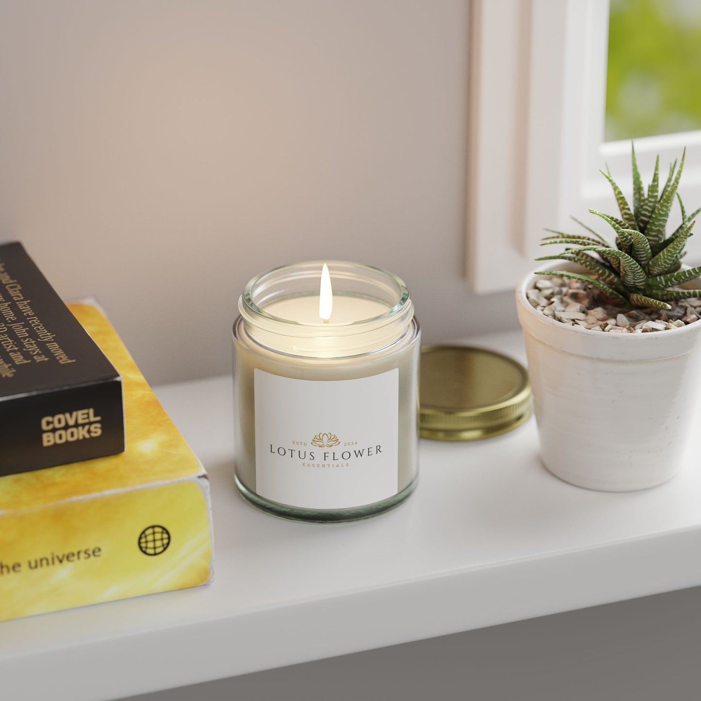 Coconut Apricot Wax Candle
