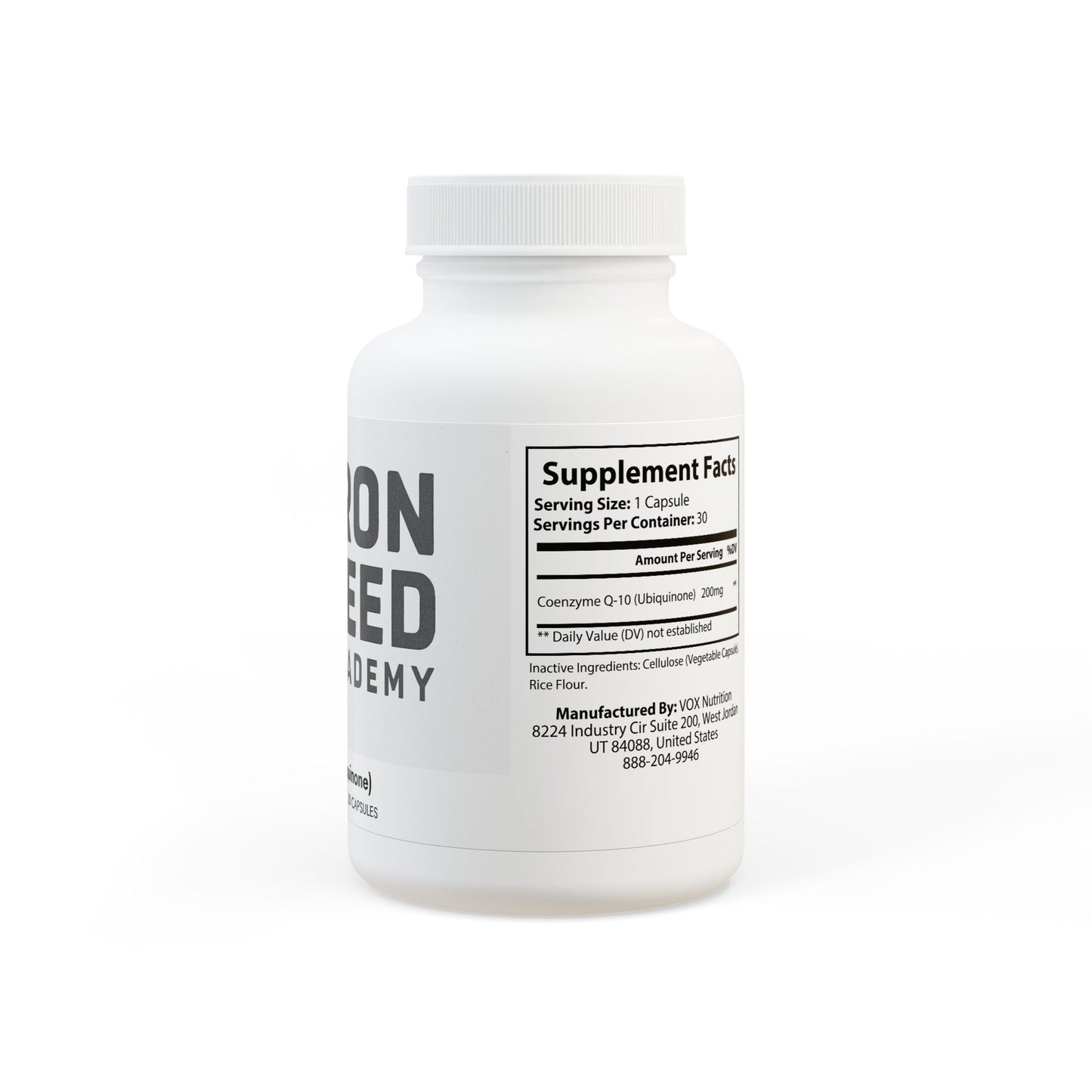 CoQ10 (Ubiquinone) Supplement (30 Capsules)