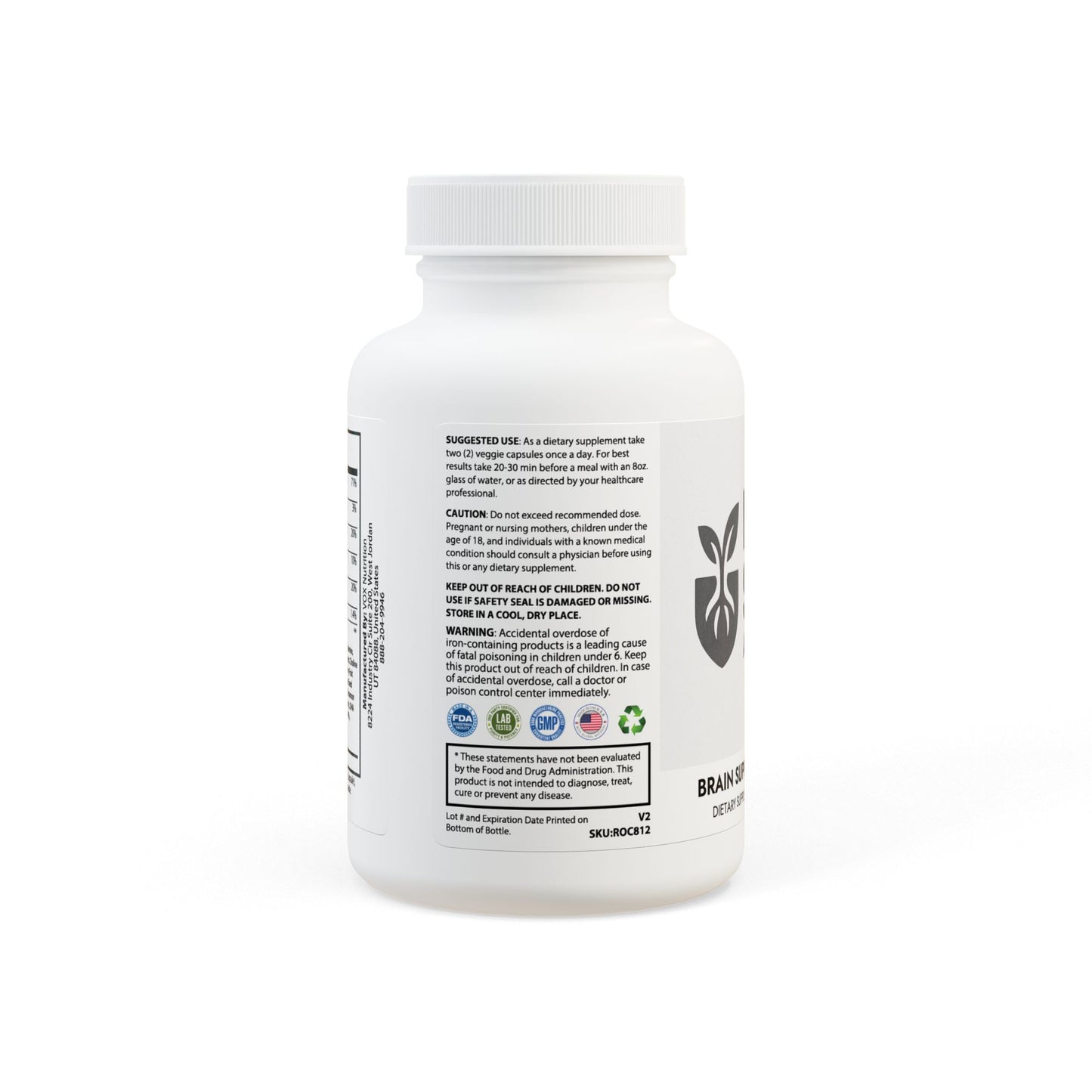 Brain Support Complex Supplement (60 Capsules)